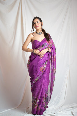 PRINTED KOTA DORIA SAREES