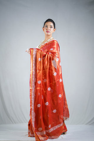 ZARI LINEN SAREES