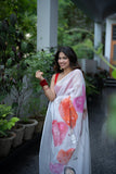 Happiness- Handpainted Kota Doria Saree