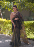 Ruhani - ZigZag Kota Doria Saree