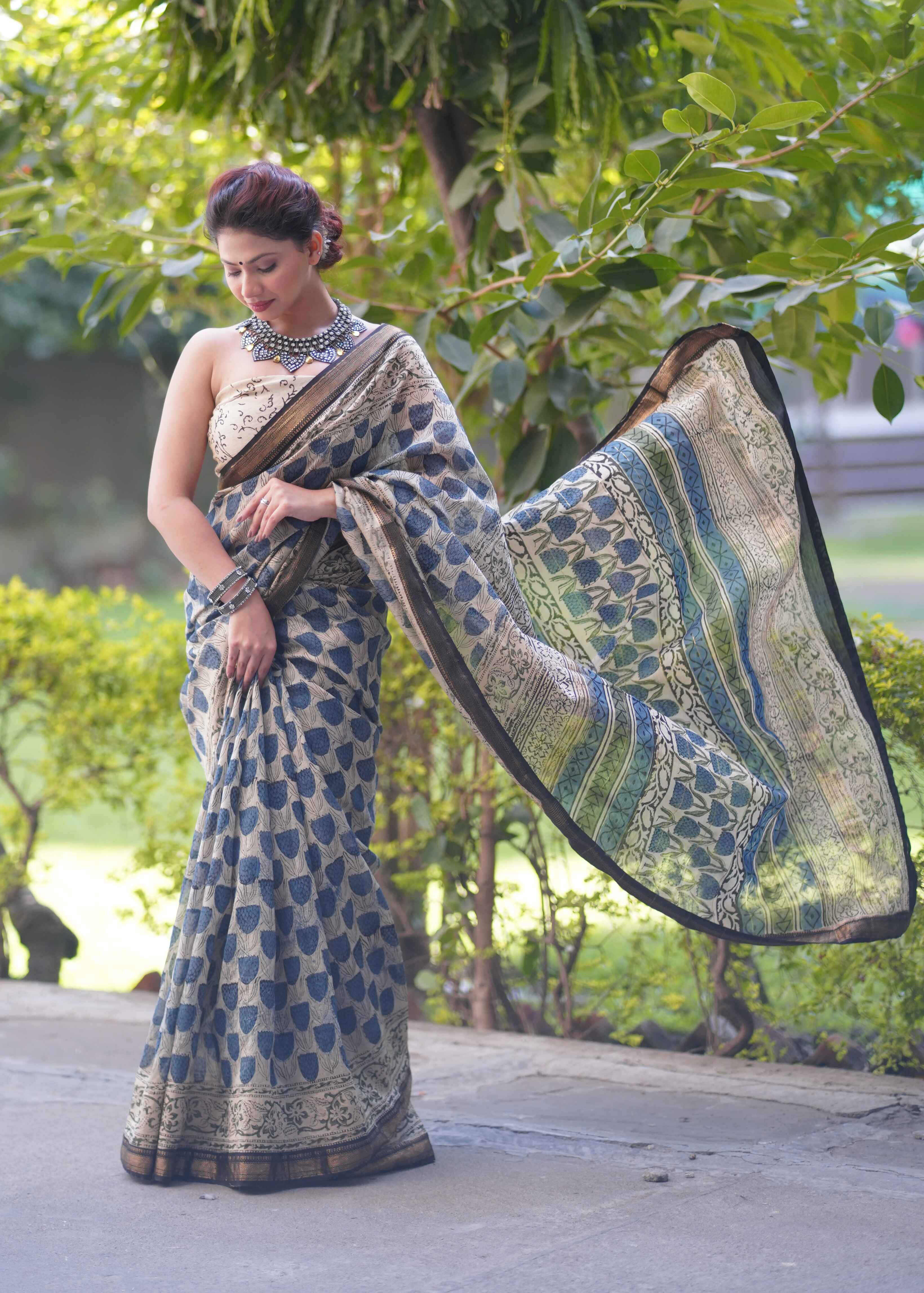 Indrani- Maheshwari Silk Saree