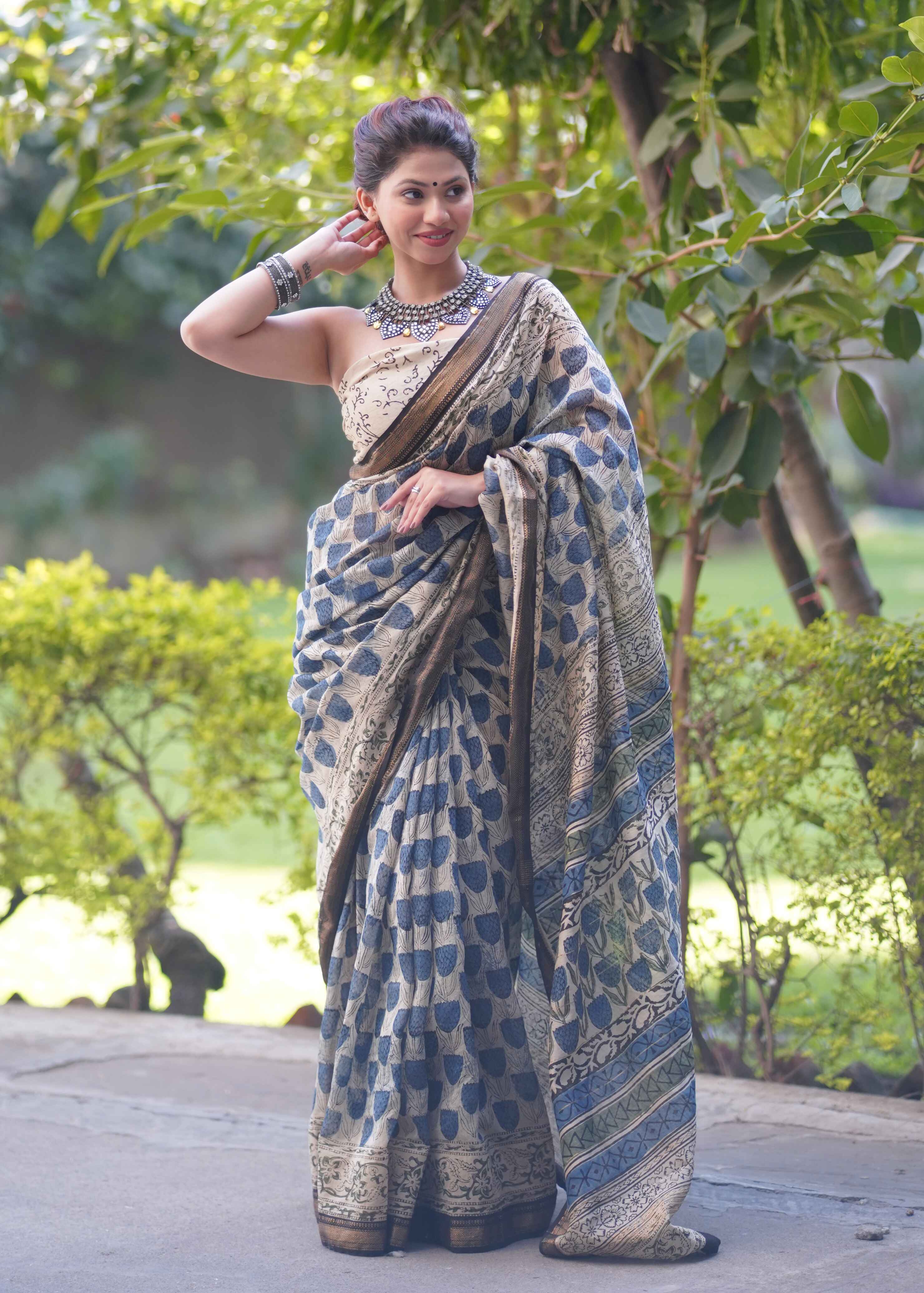 Indrani- Maheshwari Silk Saree