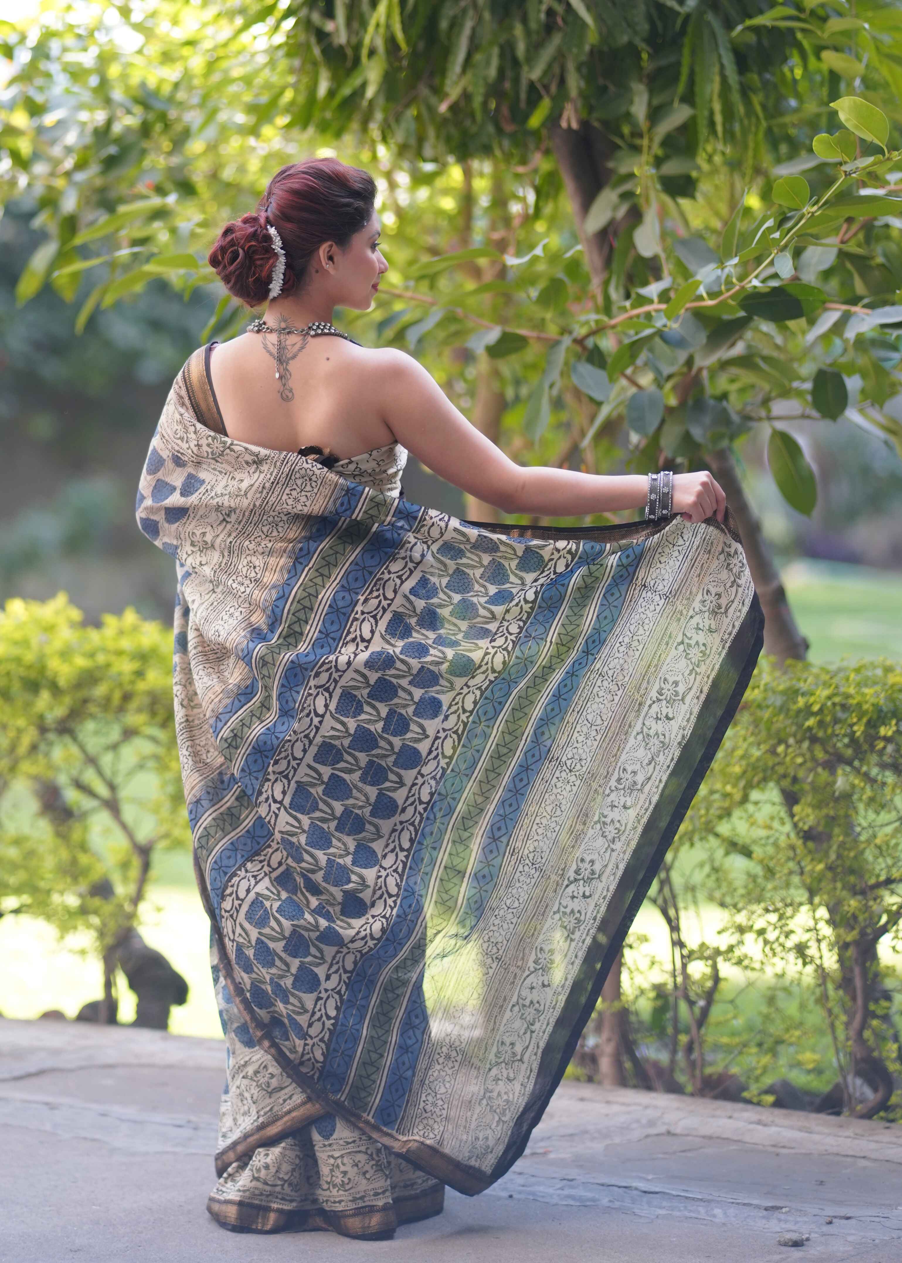 Indrani- Maheshwari Silk Saree