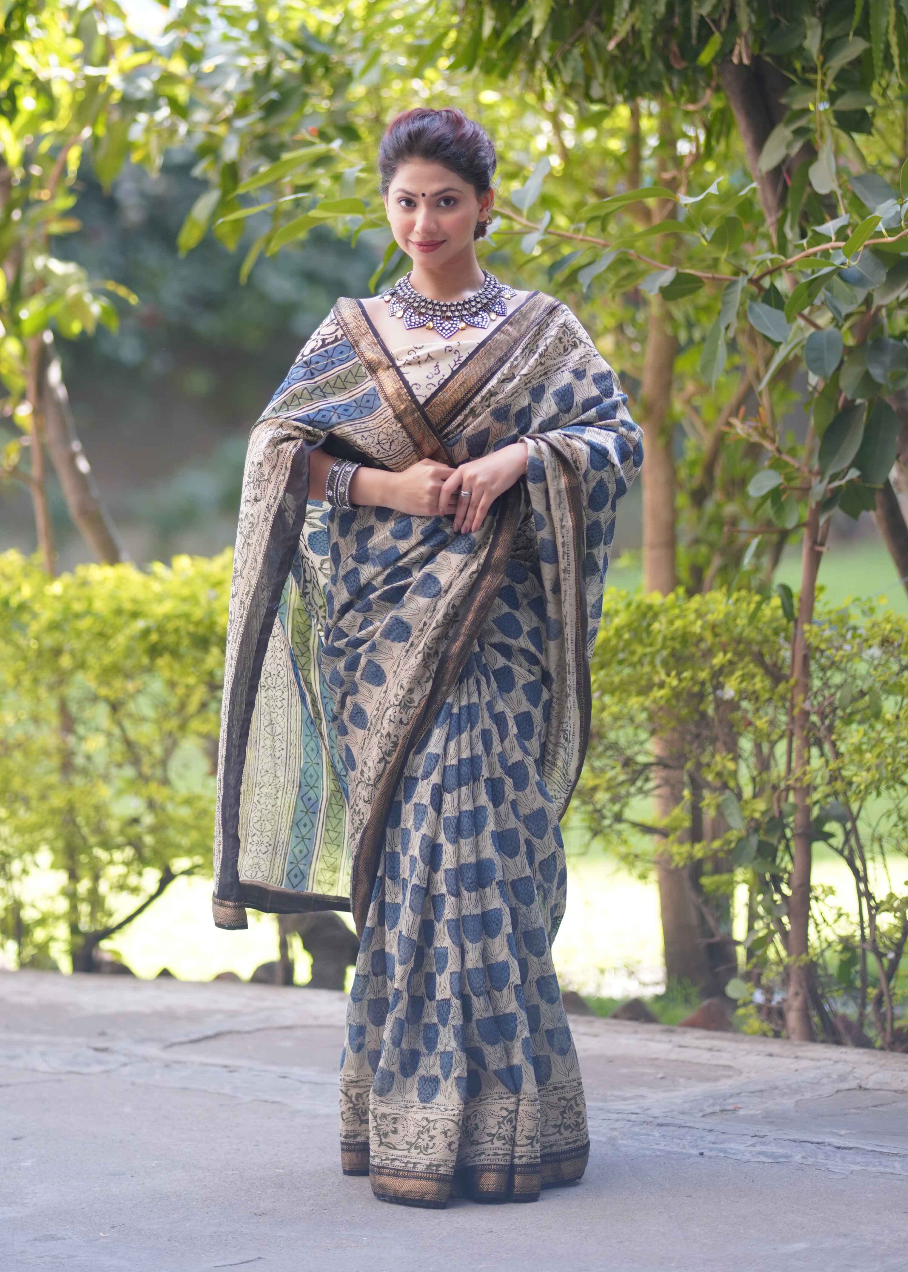 Indrani- Maheshwari Silk Saree