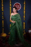 Archita- Green Tikli Work Saree