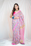 Ballet Blush- Pink Mul Cotton Saree