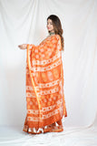 Citrus Charm- Maheshwari Silk Saree