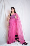 Bholi re Bindu - Pink Kota Doria Saree