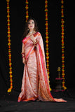 Aye Nazneen- Pink Kota Silk Saree